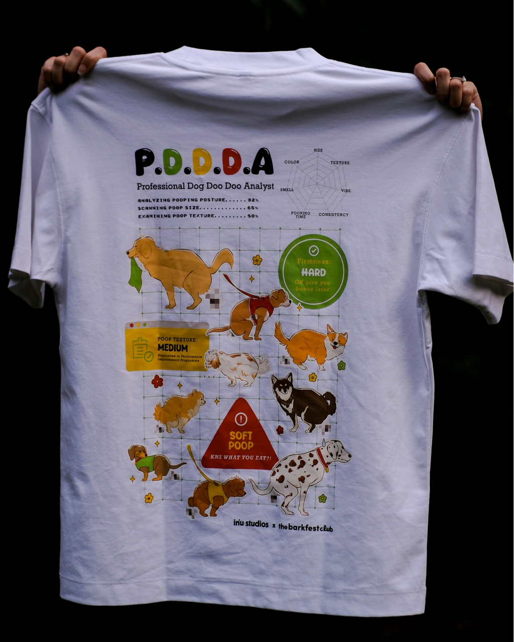The P.D.D.D.A T-Shirt                               (Inu Studios x The Barkfest Club)