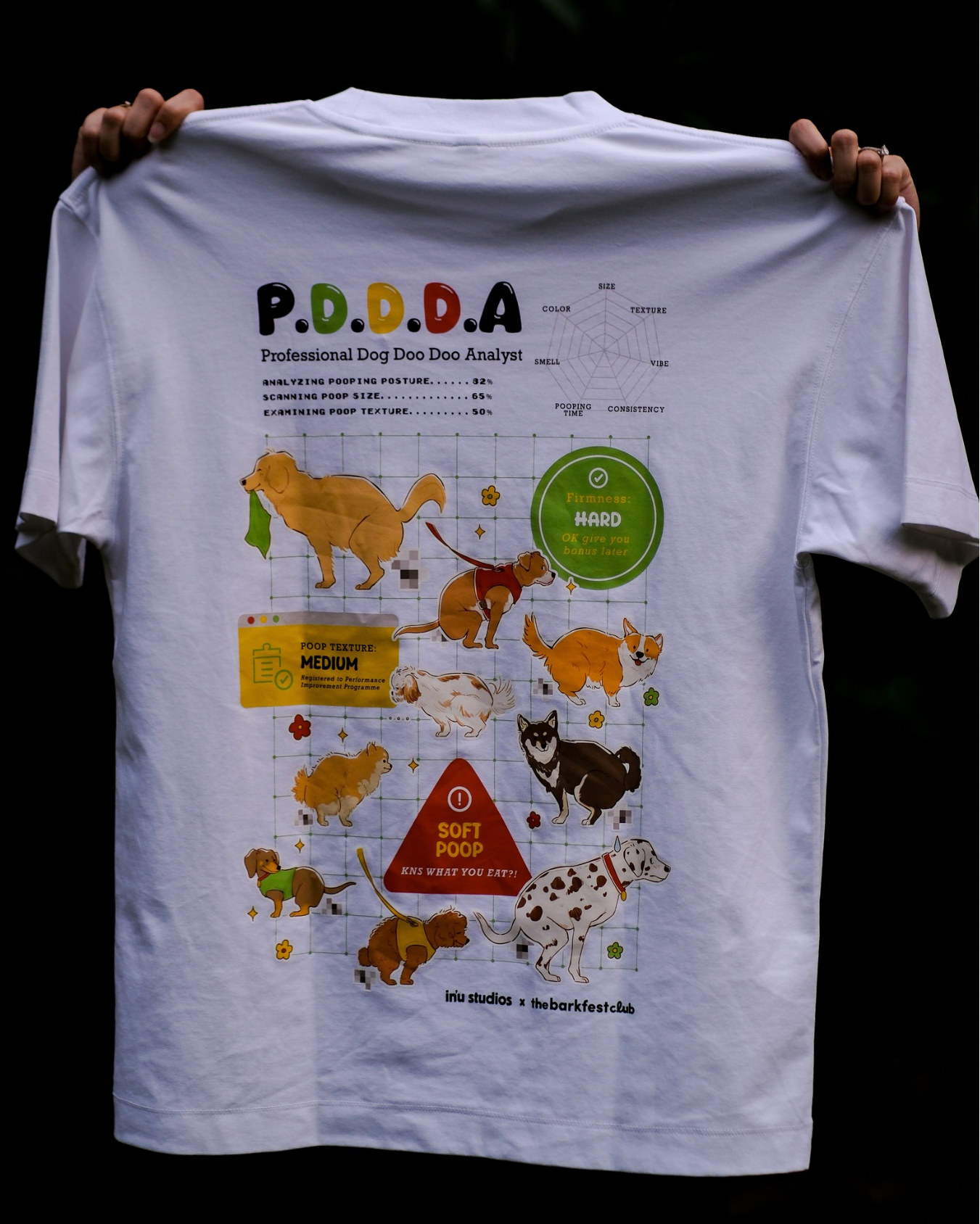The P.D.D.D.A T-Shirt                               (Inu Studios x The Barkfest Club)